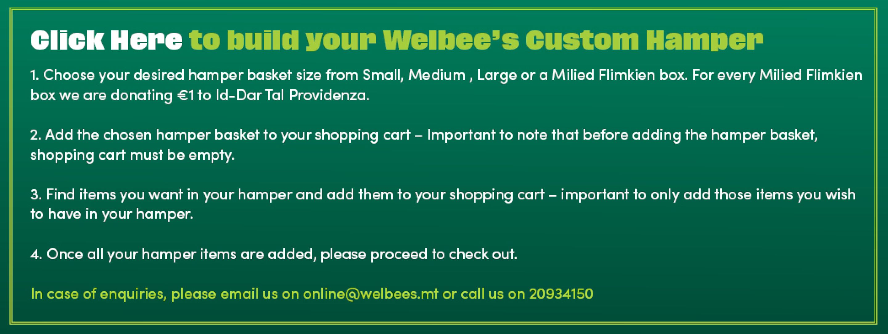 Hampers - Build your own 3